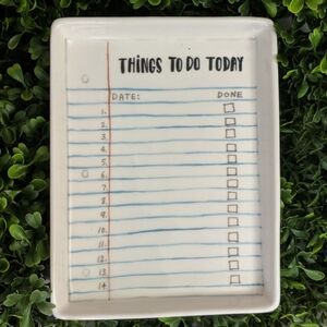 Rae Dunn Magenta Things To Do Today Tray Trinket